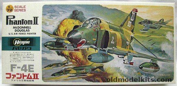 Hasegawa 1/72 Phantom II F-4E - Col. Paul Douglas 388 TFS / Israel / Thunderbirds, E5 plastic model kit